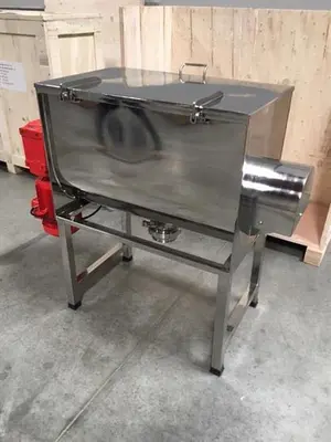 New NEC 1 Cu Ft Stainless Steel Double Ribbon Blender