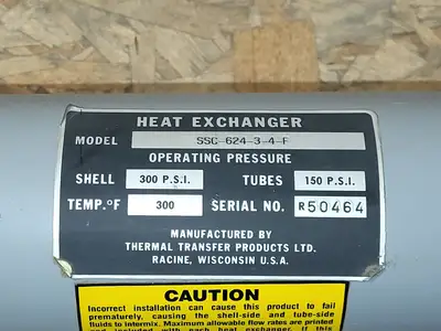 NEW THERMAL TRANSFER PRODUCTS SSC-624-3-4-F