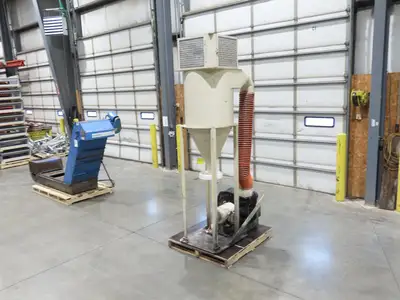 Cincinnati Fan PB-15A Cyclone Dust Collector Mesh Filter 5Gal 2600cfm 10Hp 112"H