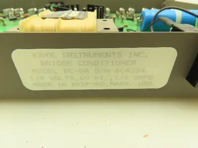 Kaye BC-8 Bridge Conditioner 2-3809 E