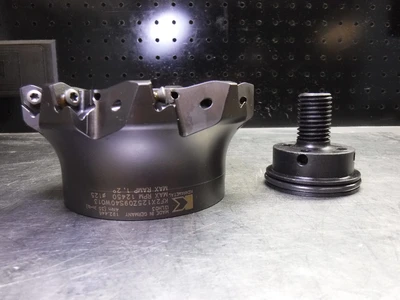 Kennametal 125mm Indexable Facemill 40mm Arbor KF2X125Z09S40WO13 (LOC1595)