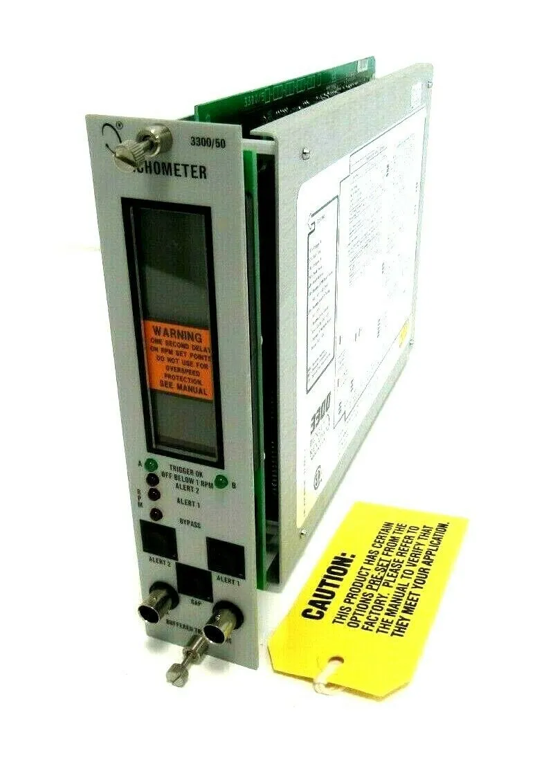 NEW BENTLY NEVADA 3300/50-01-01-01-00 TACHOMETER MONITOR 33005001010100