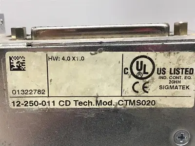 USED SIGMATEK CTMS020 12-250-011