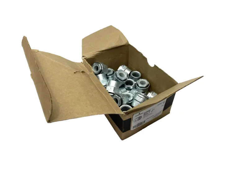 New | in-Stock EMERSON APPLETON STEEL CONDUIT HUB 1/2" LOT OF 14 Electrical Fittings | Maverick Industrial Sales #1119660