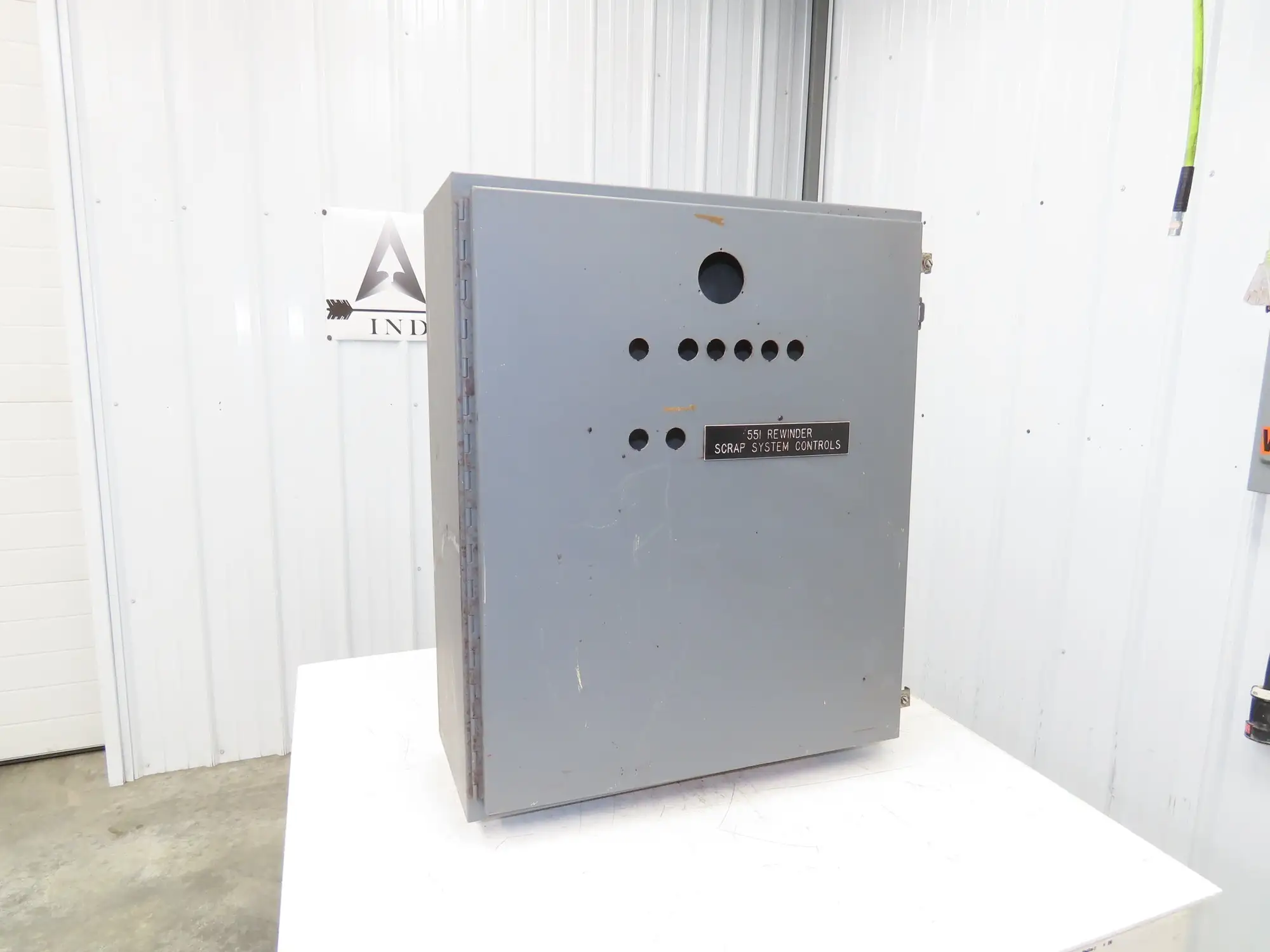 Hoffman A363012LP Electrical Enclosure 36x30x12" Wall Mount NEMA 12 Backpanel