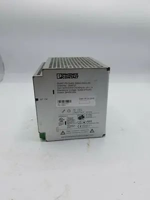 PHOENIX CONTACT QUINT POWER SUPPLY QUINT-PS-3x400-500AC/24DC/20