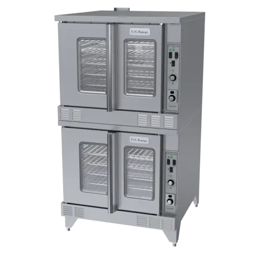 Garland SUMG-200 Summit Double Full Size Natural Gas Convection Oven - 106,000 BTU