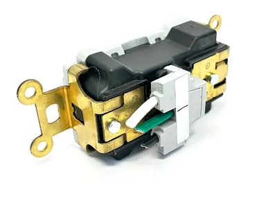 PT5262-AGRY | Pass & Seymour  Duplex Receptacle 15A 125V Grey - Used