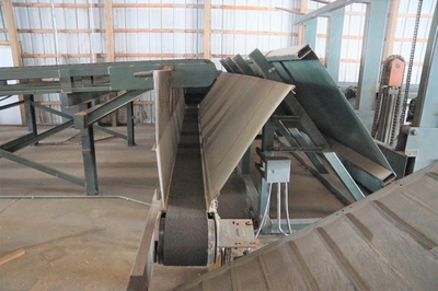 Automated Lumber Handling Tilt Hoist and Material Handling for Planer or Rip Line