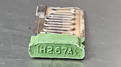 General Electric 123H267A thermal overload heater element. Loc4B25
