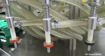 Used KAPSALL FA-R-18E Overflow Pressure Gravity Liquid Fillers Illinois US | Aaron Equipment #1303760