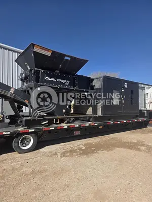 USED SSI M120H MOBILE DUAL SHAFT SHREDDER