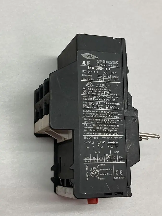 Used GENERAL JL1F Miscellaneous Equipment (Electrical & Power) Ohio US | Surplus Asset Holdings #1235797