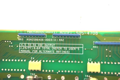SIEMENS 505-4708 OUTPUT MODULE 5054708