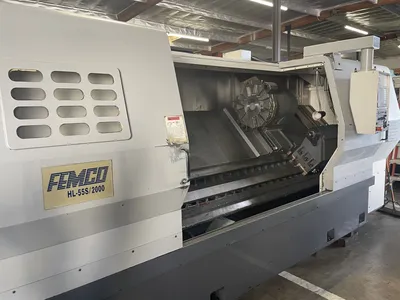 2009 FEMCO HL-55/2000 LATHES, SLANT BED, N/C & CNC | Wheeler Machinery Sales (1)
