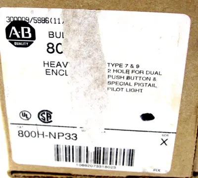 NEW ALLEN BRADLEY 800H-NP33 ENCLOSURE COVER 800HNP33