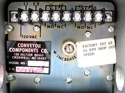 NEW CONVEYOR COMPONENTS MS MOTION SWITCH MODEL-MS