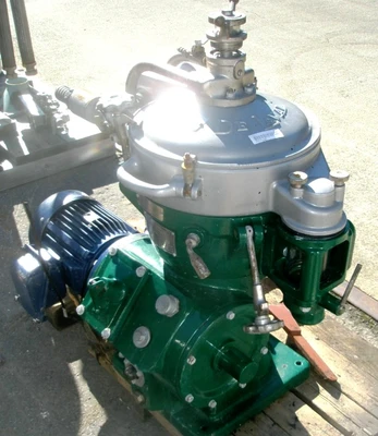 Alfa-Laval MAB 204S-24-60 oil purifier, SS.