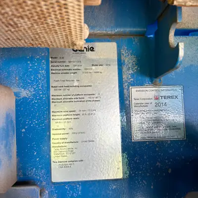 Used 2014 Genie S85 Aerial Work Platforms New York US | United Lift #1445434
