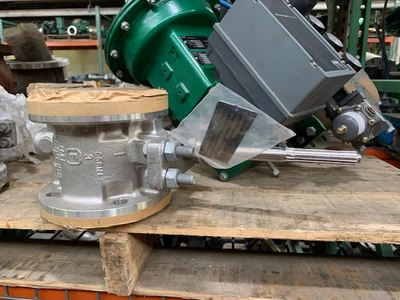 3" V150 Fisher V-Ball Body Control Valve, New Storeroom Spare