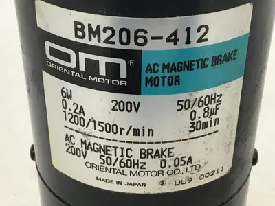 USED ORIENTAL MOTOR BM206-412