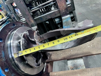 Back Pull Out with Impeller for Ahlstrom / Sulzer Medium Consistency Pump Model MCA 22-4