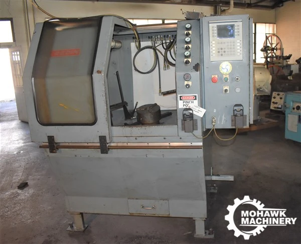 20” REDIN “20” GEAR DEBURRER w/8” 3-JAW WORK CHUCK - AJUSTABLE SPEED DRIVE - 600 LB WEIGHT CAPACITY