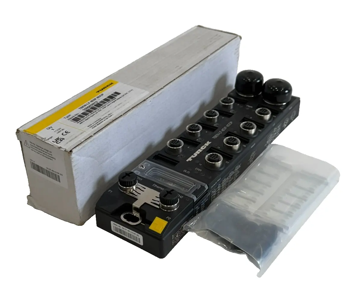 NEW TURCK TBEN-LF-8DIP-8DOP MULTIPROTOCOL ETHERNET I/O MODULE 100003913