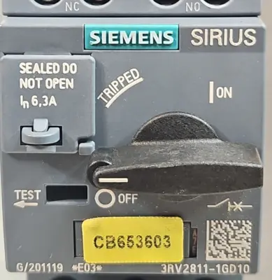 USED Siemens 3RV2811-1GD10