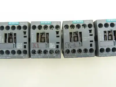 Siemens 3RT20161BB41 Power Contactor 24V Coil 600VAC 20A 3PH Lot Of 8