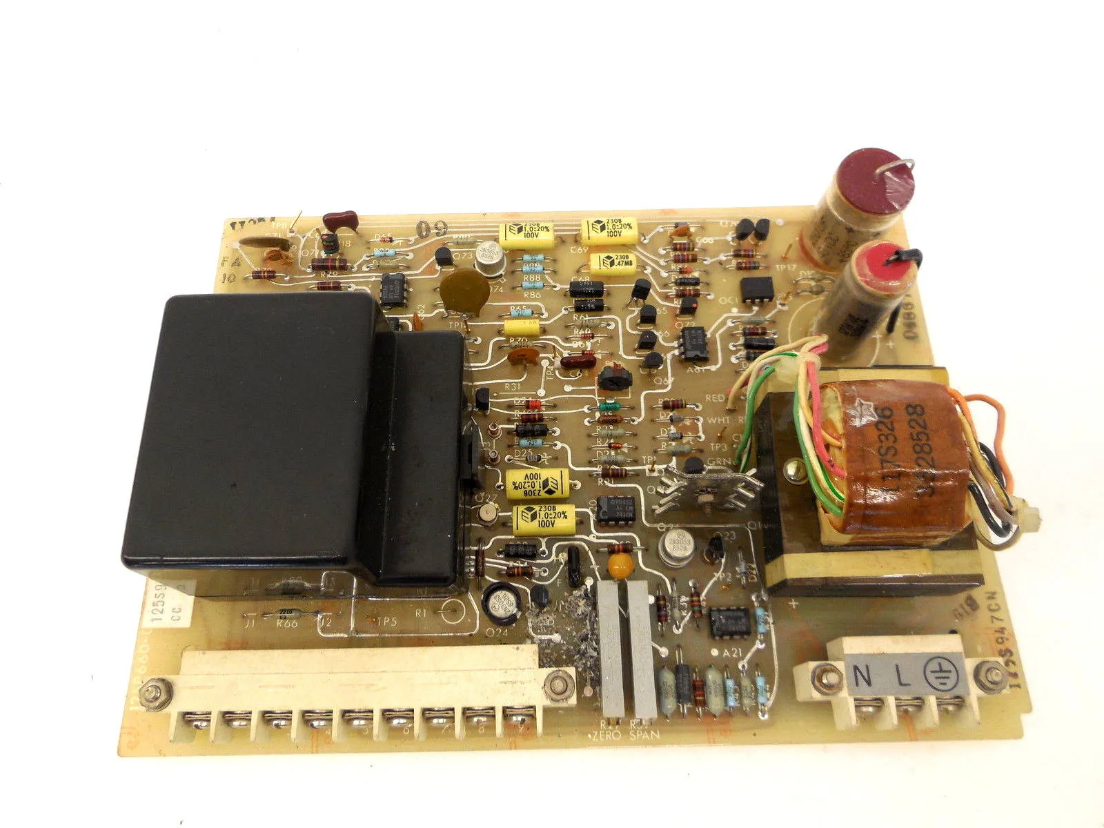 USED TAYLOR ELECTRONICS 125P660-CV1 PC BOARD 125P660CV1