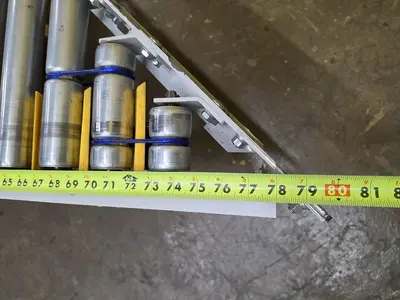 Used HYTROL LIVE ROLLER CONVEYOR - V-BELT Roller Conveyors Wisconsin US | Packer City Sales #1321943