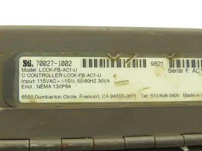 STI 70027-1002 Safety Light Curtain Controller W/Key 115VAC 50/60Hz 30VA