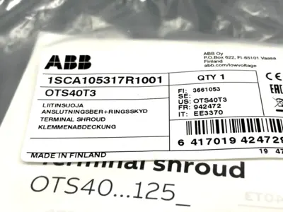 New | in-Stock ABB OTS40T3 Switch Parts Michigan US | Maverick Industrial Sales #1463016