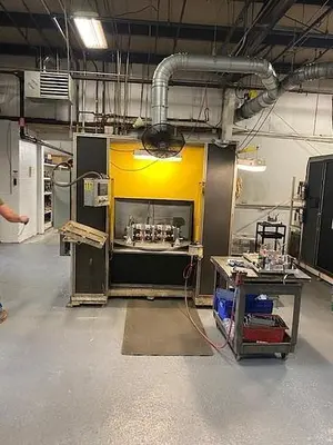 FANUC WELD CELLS (2) AVAILABLE
FANUC WELD CELLS
(2) AVAILABLE
*PLEASE CALL FOR FURTHER SPECIFICATIONS