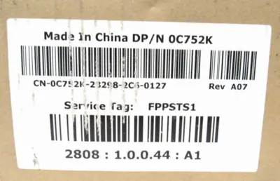 NEW DELL CN-0C752K-28298-2C6-0127-A07 POWER CONNECT FPPSTS1