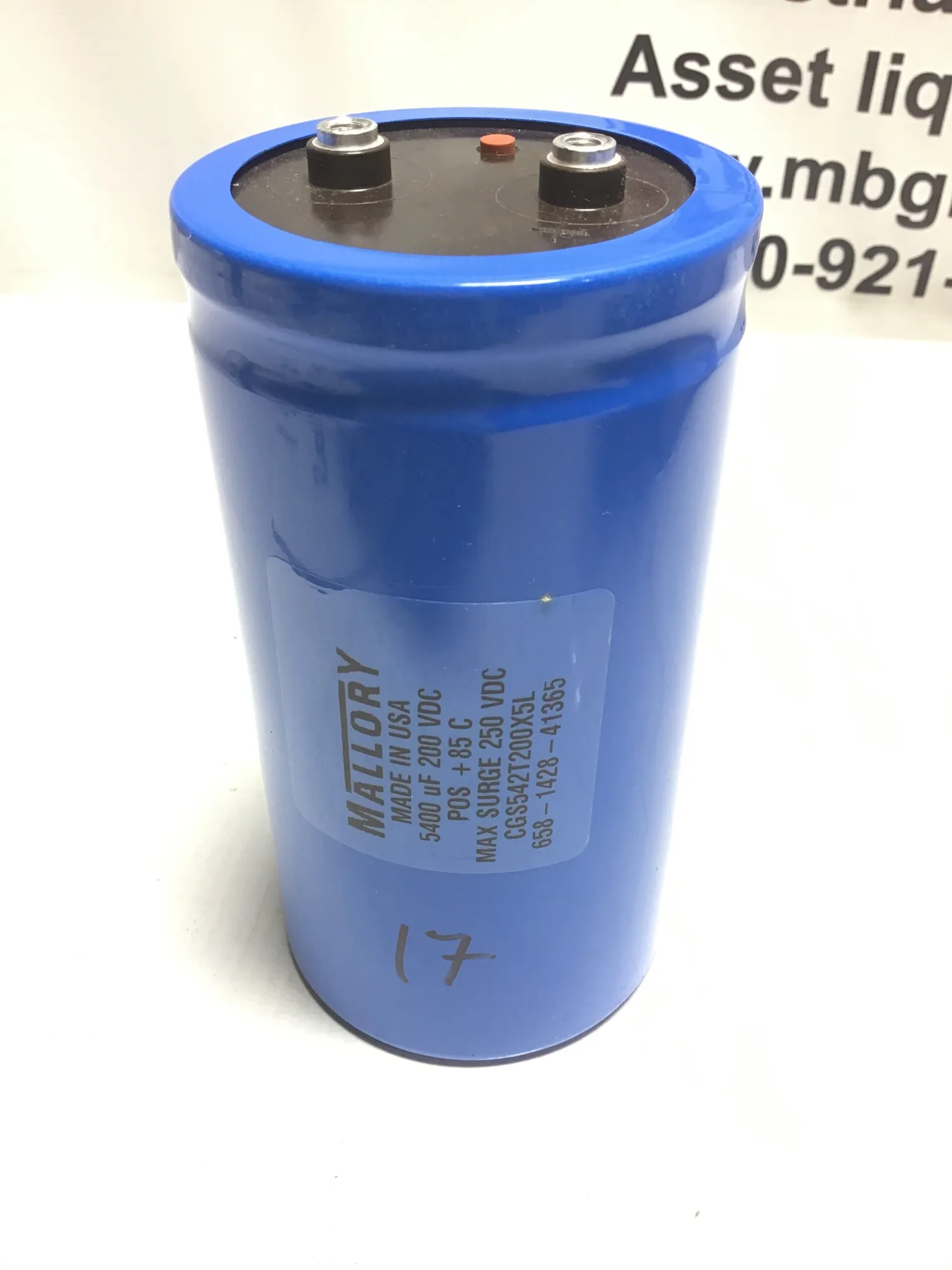 Mallory CGS542T200X5L Capacitor