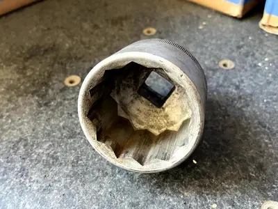 1" DR. 12 point  2" Socket