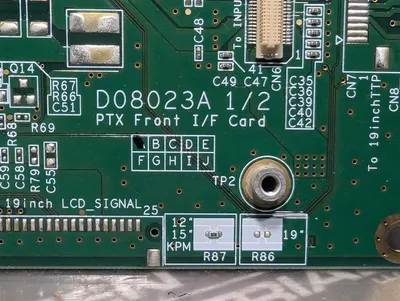 Digital D08023A 1/2 Human Machine Interface PTX Front I/F Card Used