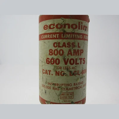 econolim current limiting 800 AMP class L fuse