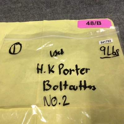 Used H.K. Porter No.2 Power & Hand Tools (Misc) | Davliegogo LLC #1709058