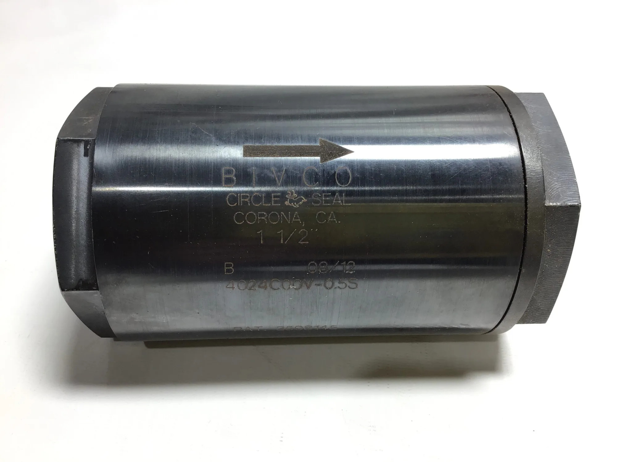 Bivco Circle Seal 4024C00V-0.5S Check Valve 1-1/2″ FPT IN-LINE SPRING
