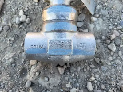 3/4" Class 800 Gate Valve API 602