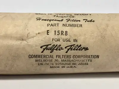 New | in-Stock Fulflo Honeycomb Filter Tube Cartridge Filters Michigan US | Maverick Industrial Sales #1495595