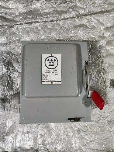 Westinghouse Heavy Duty Safety Switch Electrical Enclosure 30A 2 Pole GF321
