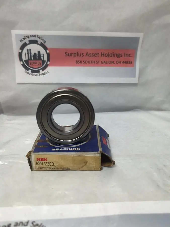 New | in-Stock NSK 6207ZZC3 Bearings | Surplus Asset Holdings #1204108
