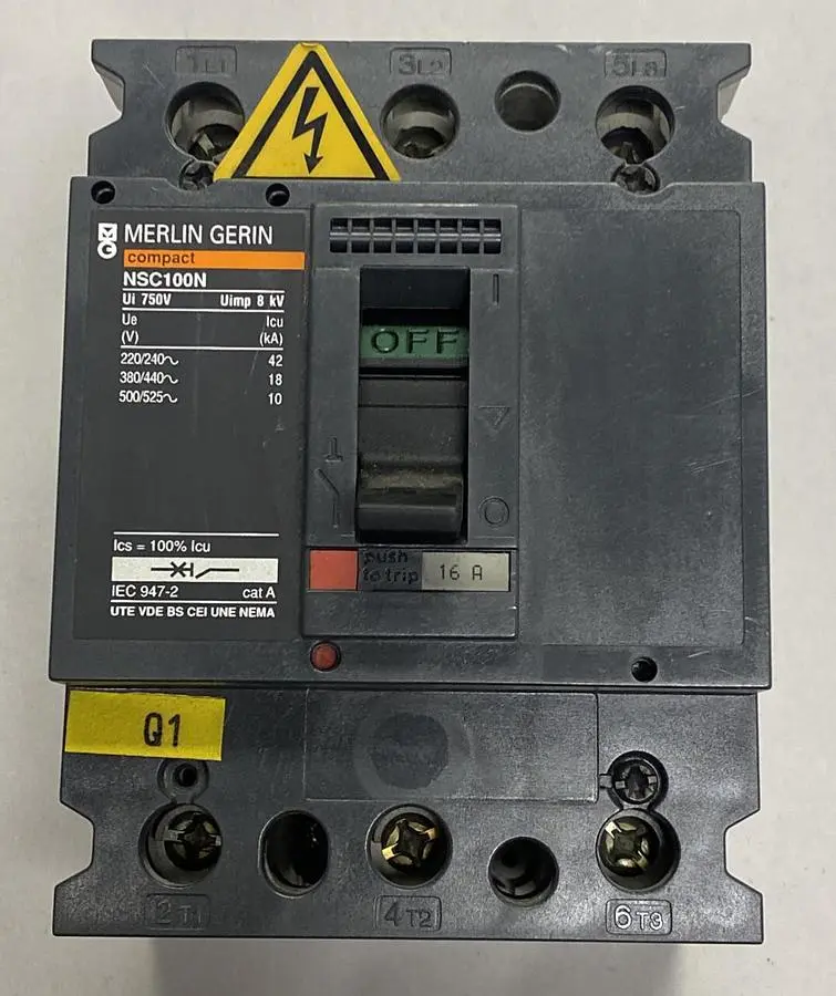 Used MERLIN GERIN NSC100N Miscellaneous Equipment (Electrical & Power) Ohio US | Surplus Asset Holdings #1240260