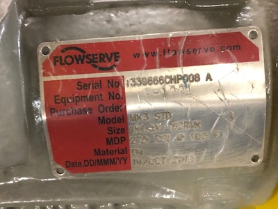USED Durco Fowserve MK3 STD