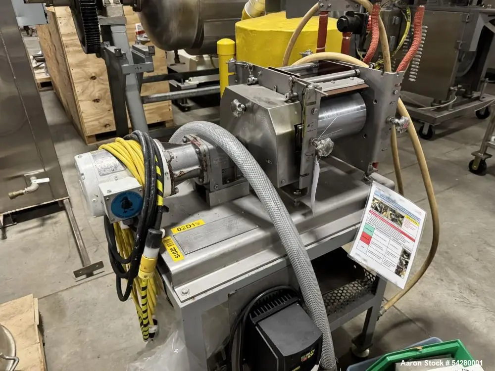 Used Buflovak Atmospheric Double Drum Dryer | Model 6" x 8" ADDD | Pilot & R&D D