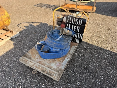 Used WACKER PT3A TRASH PUMP WITH HOSE Centrifugal Pumps Michigan US | Miedema Asset Management Group #1410994